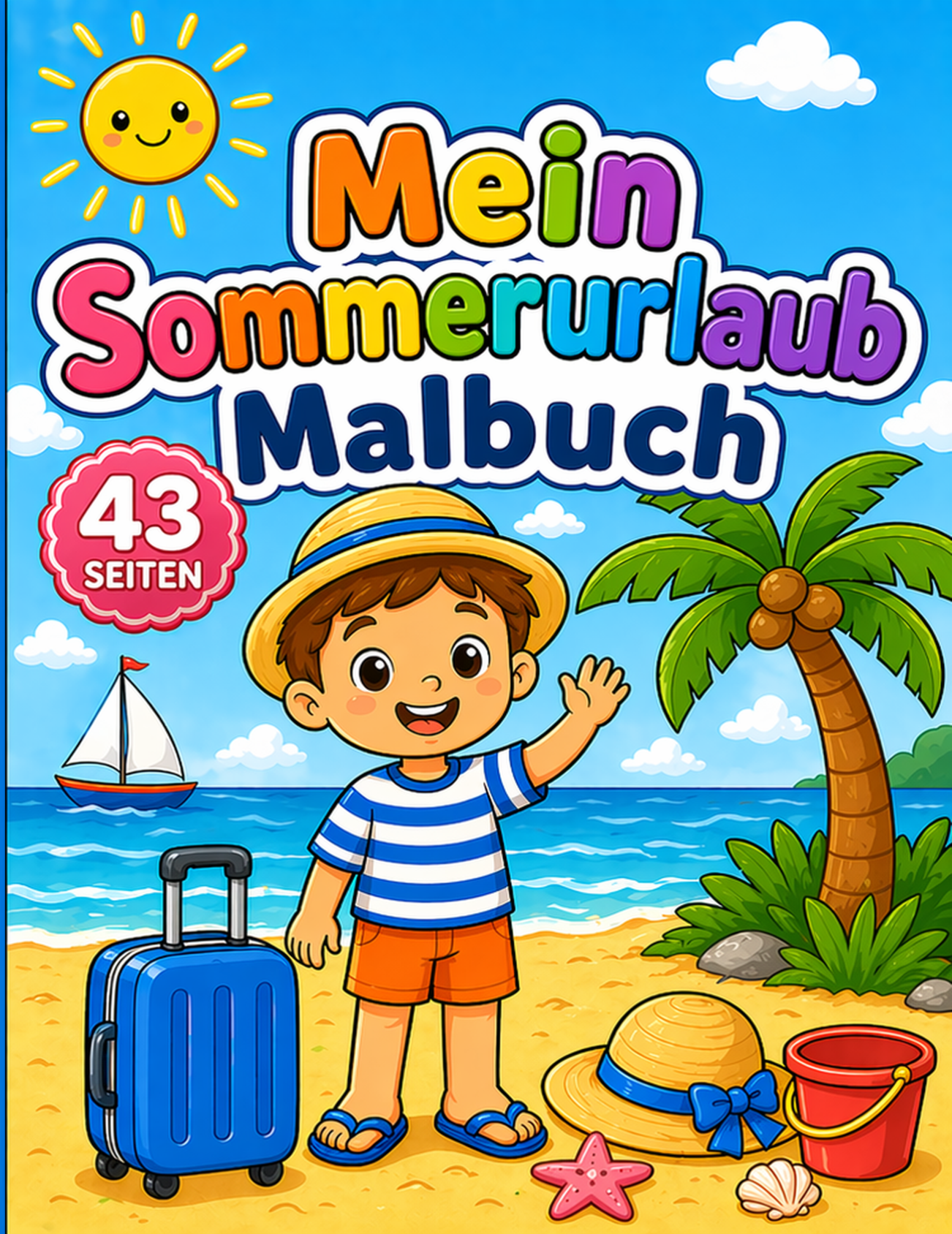 Cover von Mein Sommerurlaub Malbuch