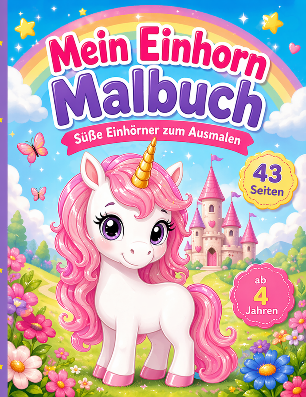 Cover von Mein Einhorn Malbuch