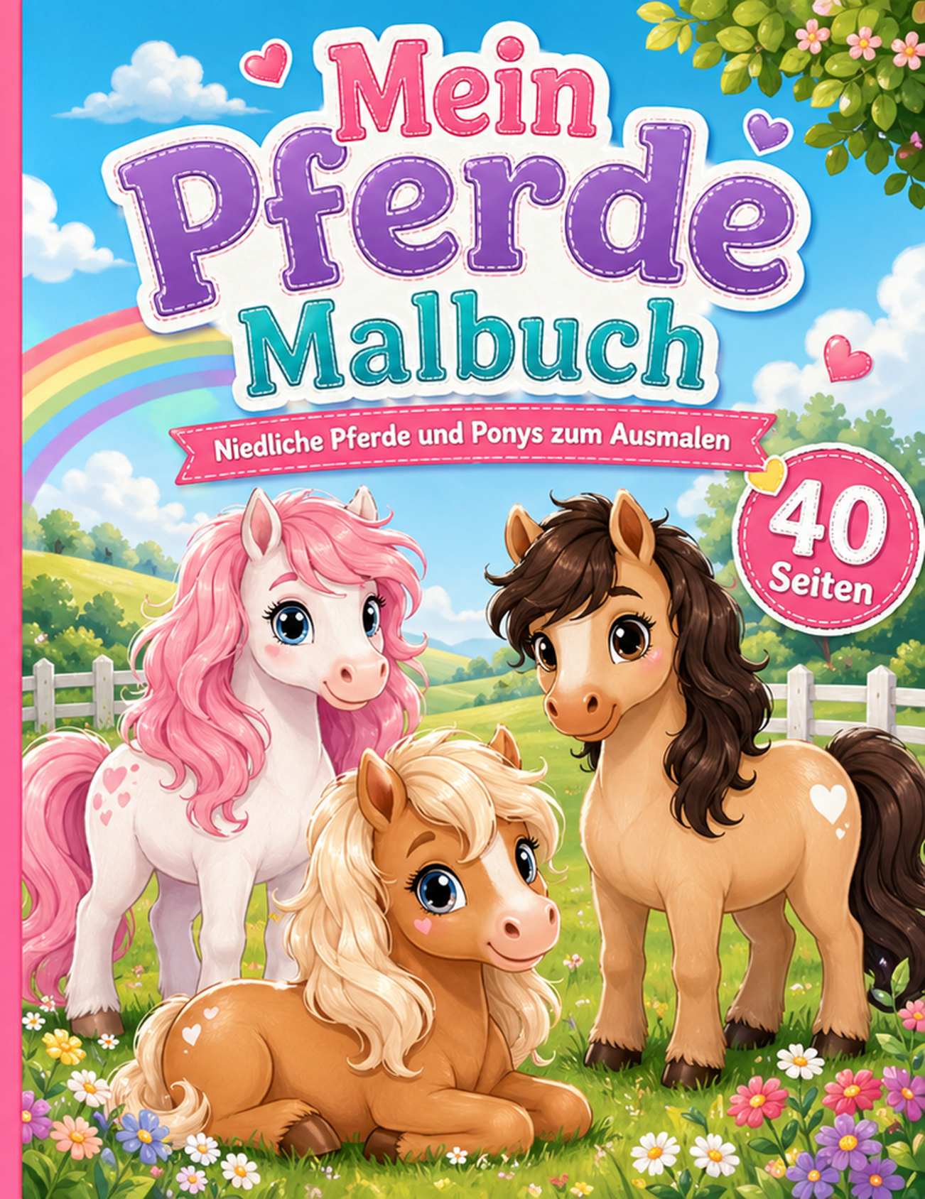Cover von Mein Pferde Malbuch