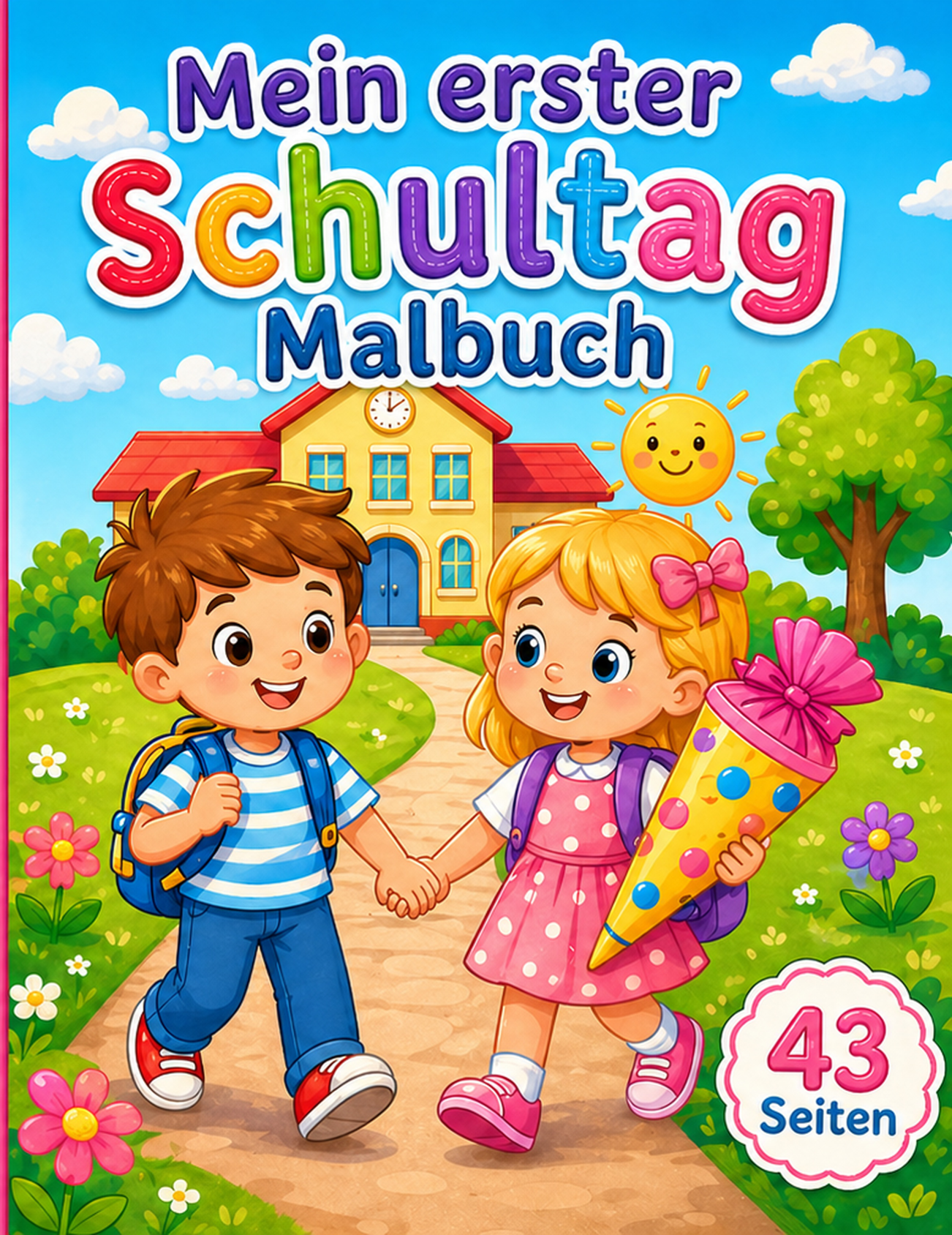 Cover von Mein erster Schultag Malbuch