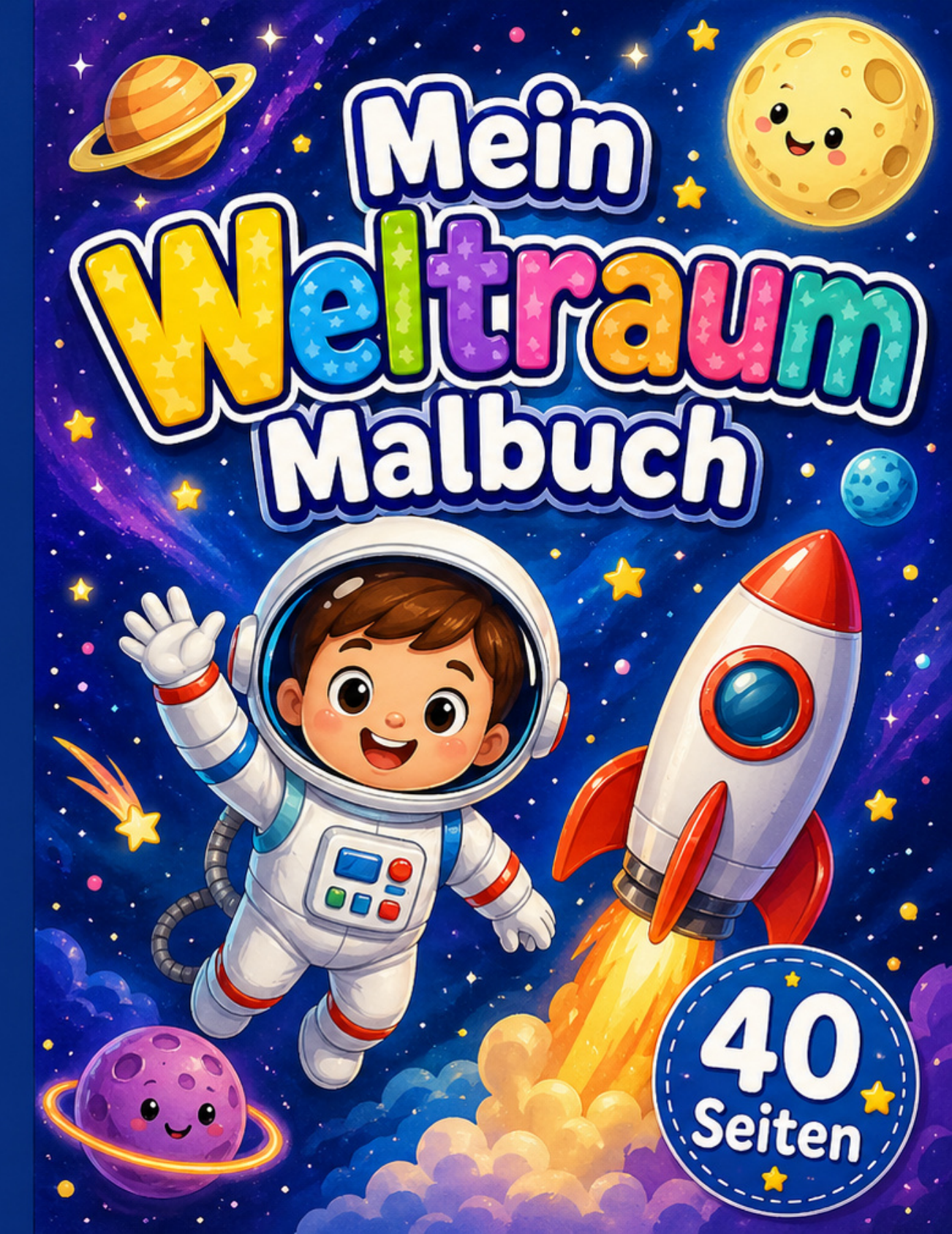 Cover von Mein Weltraum Malbuch