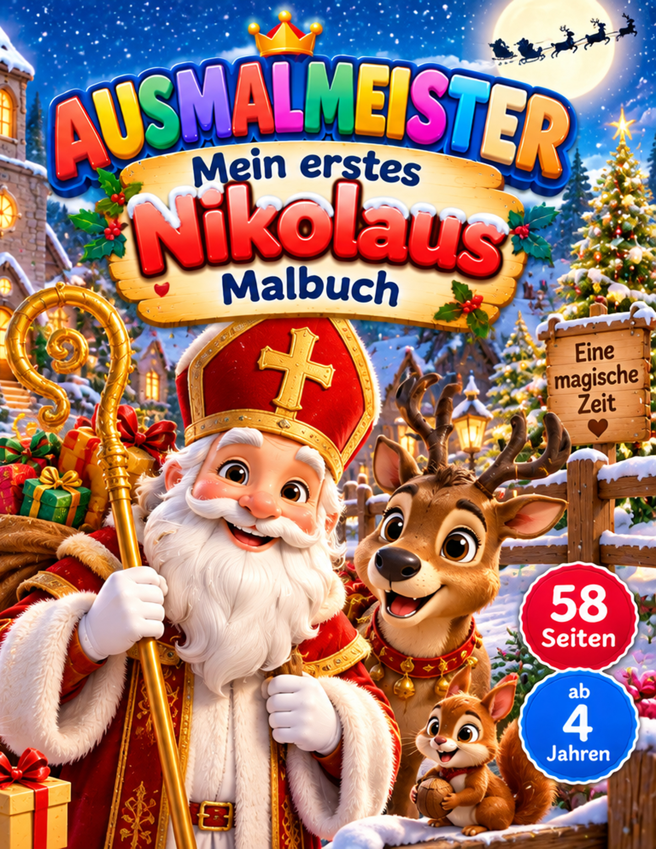 Cover von Mein erstes Nikolaus Malbuch
